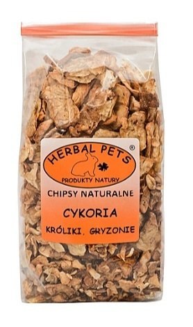 Herbal Pets chipsy z cykorii dla królików i gryzoni 125g