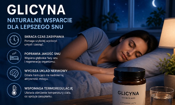 Glicyna a jakość snu – jak działa
