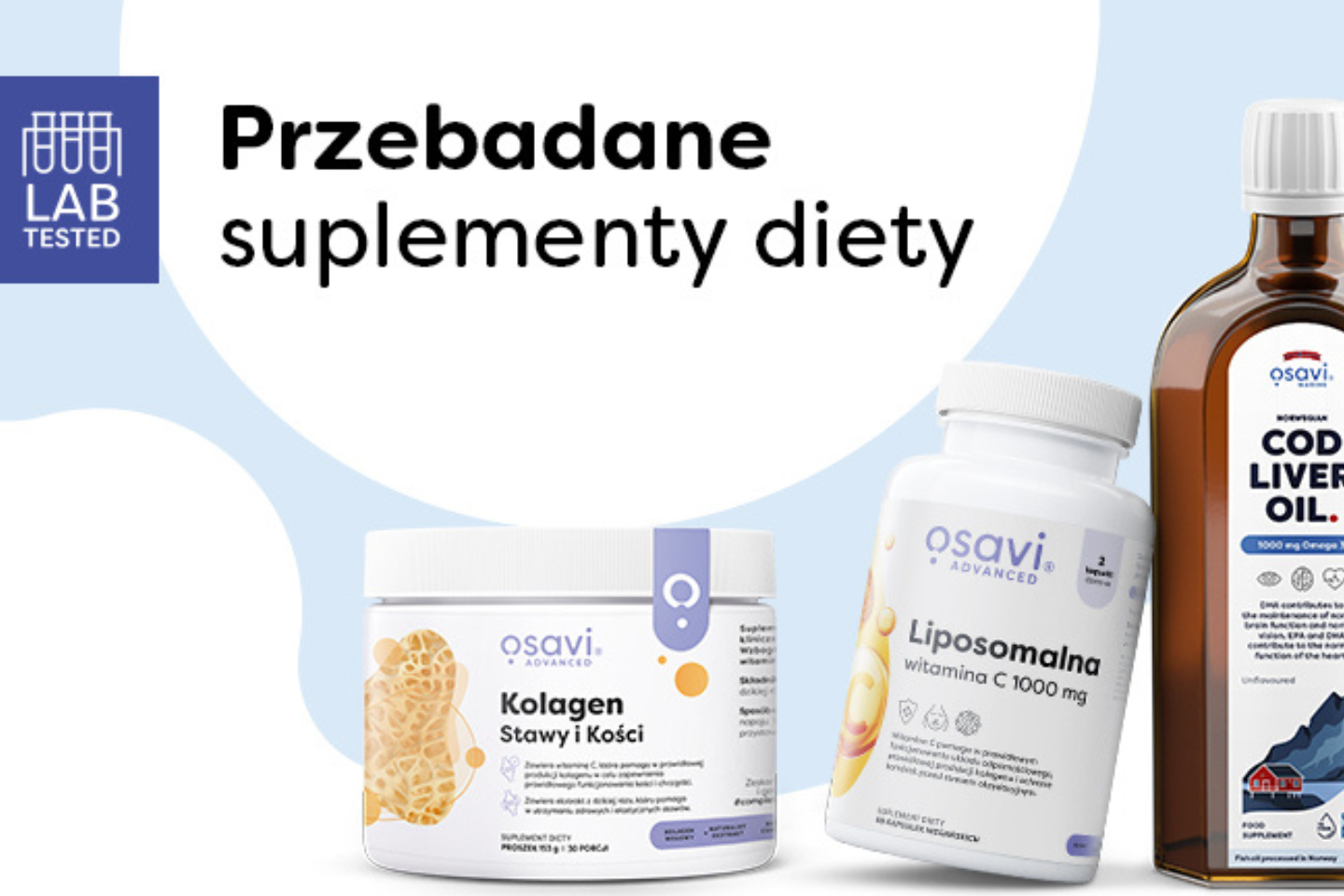 Cztery linie produktów Osavi: suplementy dopasowane dla każdego