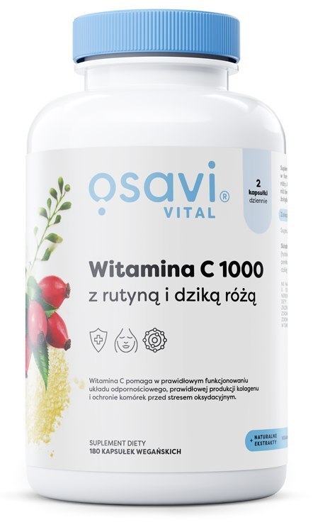 ekologiczny suplement diety - witamina C z dziką różą