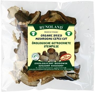ekologiczny grzyb suszony