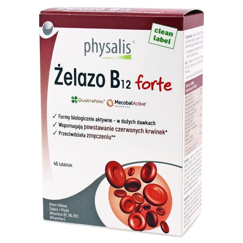 żelazo z witaminą B12