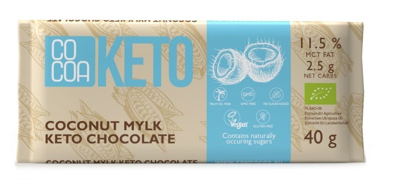 czekolada - produkt keto
